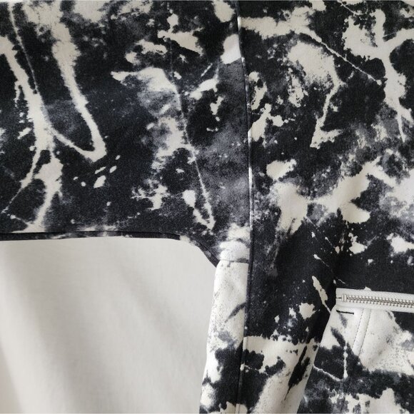 Nike Fly Black & White Tie-Dye Hoodie Sweatshirt Athleisure Active Streetwear XS - Picture 8 of 16